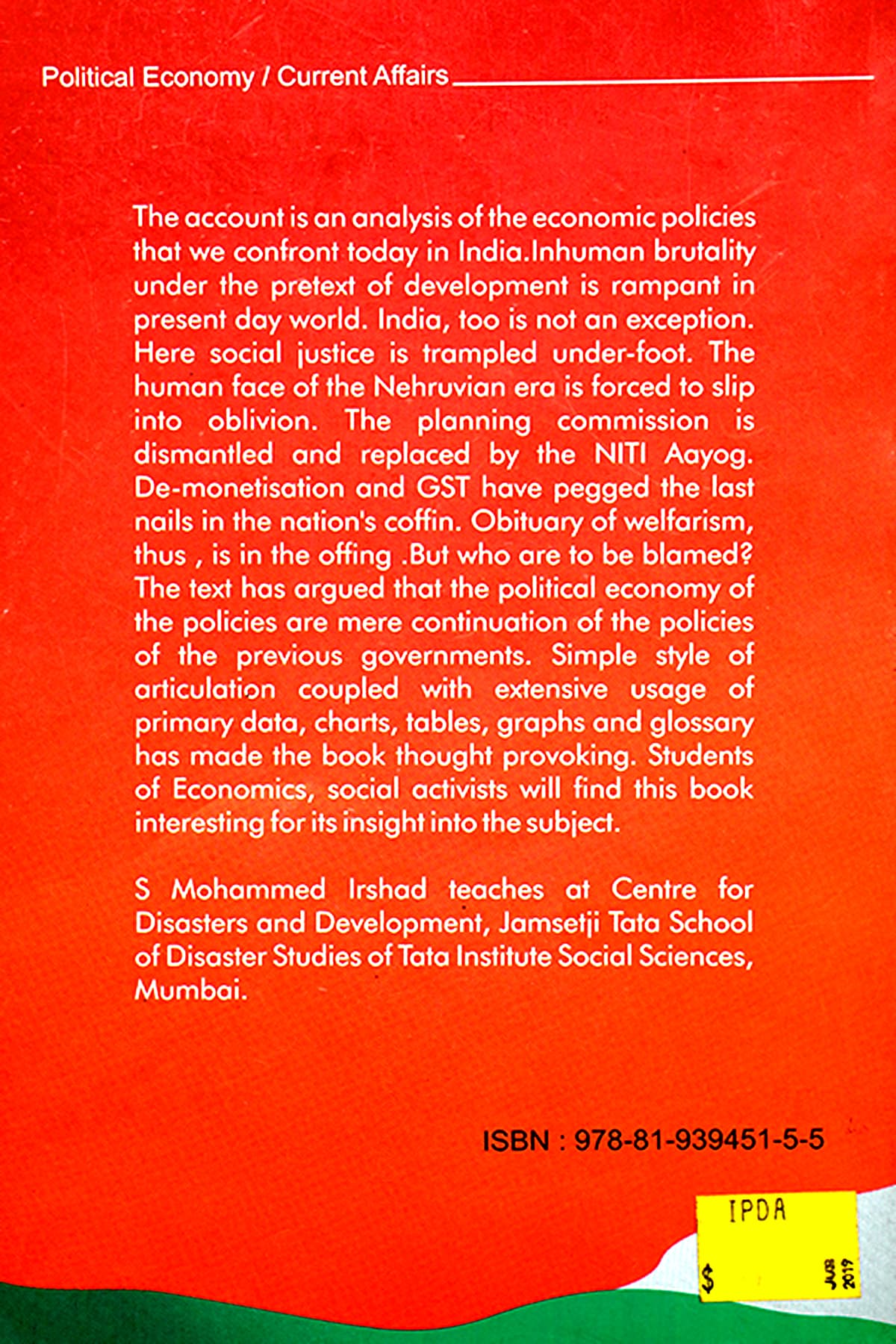 FAREWELL TO WELFARE STATE - Back Cover