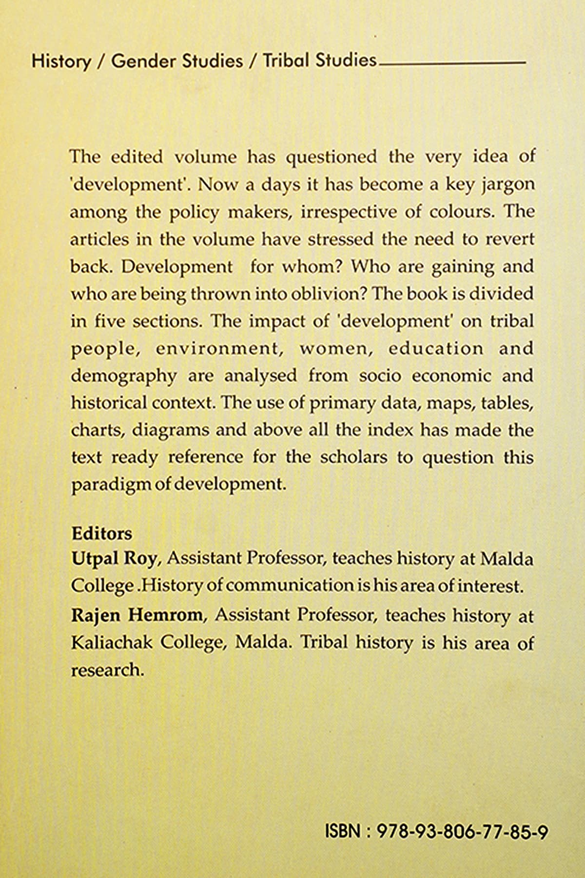 CHALLENGES AND PROSPECTS OF DEVELOPMENT - Back Cover
