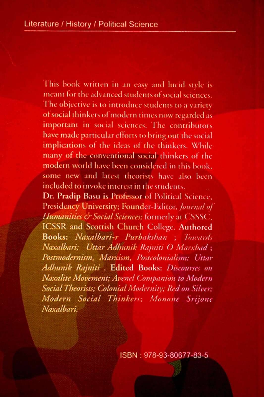 SOCIAL THINKERS OF MODERN TIMES - Back Cover