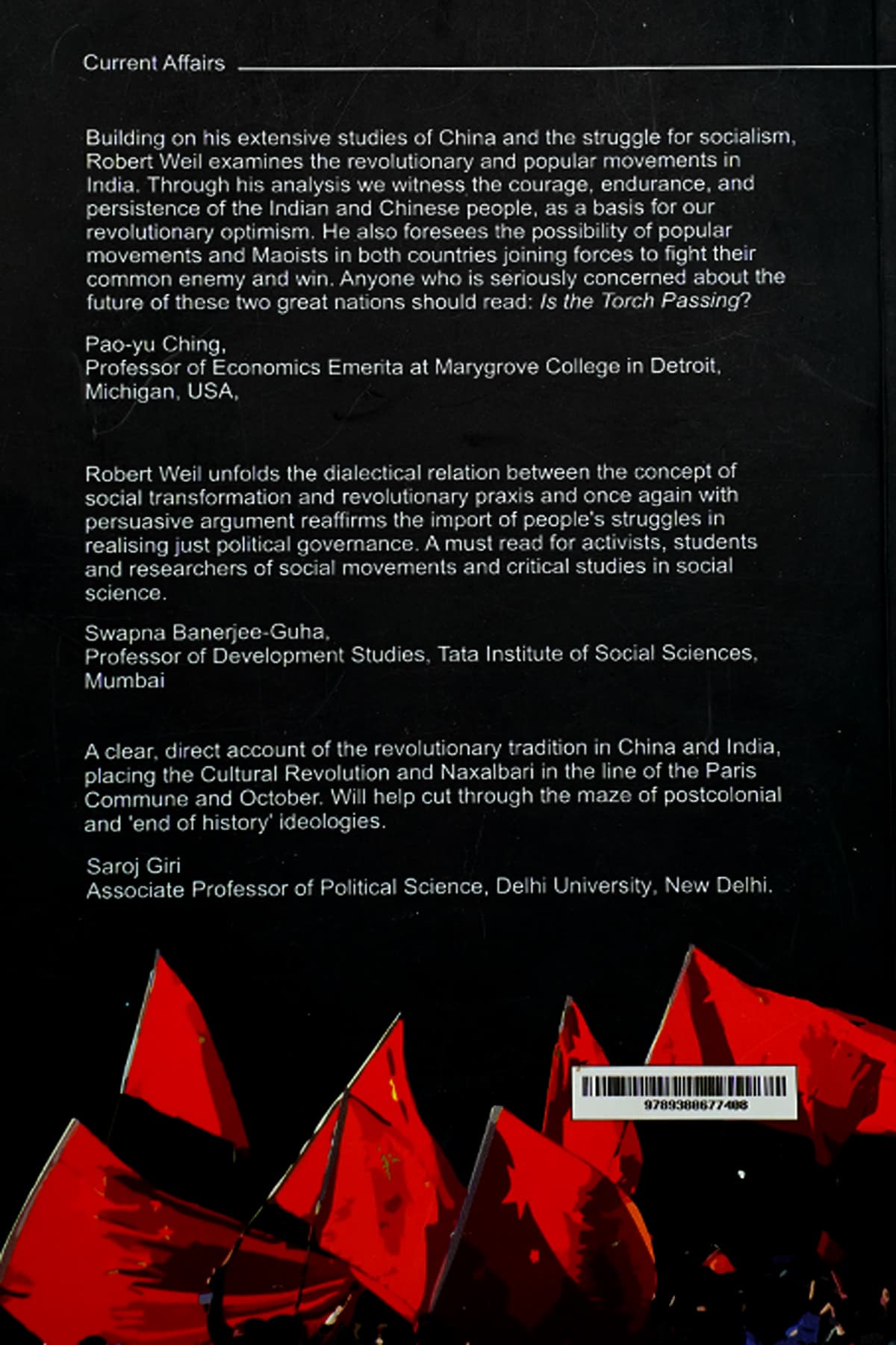 IS THE TORCH PASSING? - Back Cover